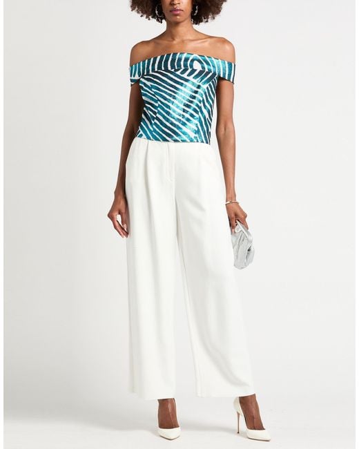 Camilla Blue Azure Top Polyester, Polyamide, Elastane