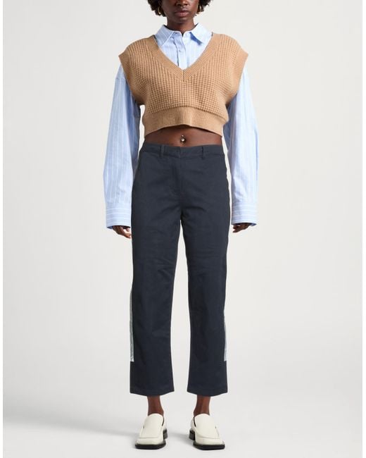 Tory Sport Blue Pants Cotton, Elastane