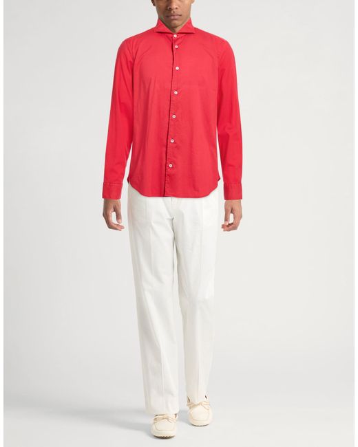 Fedeli Red Shirts for men