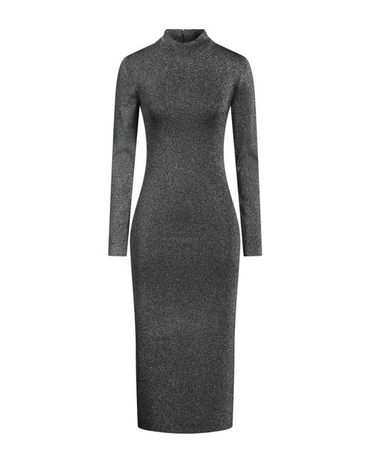 MICHAEL Michael Kors Black Midi-Kleid