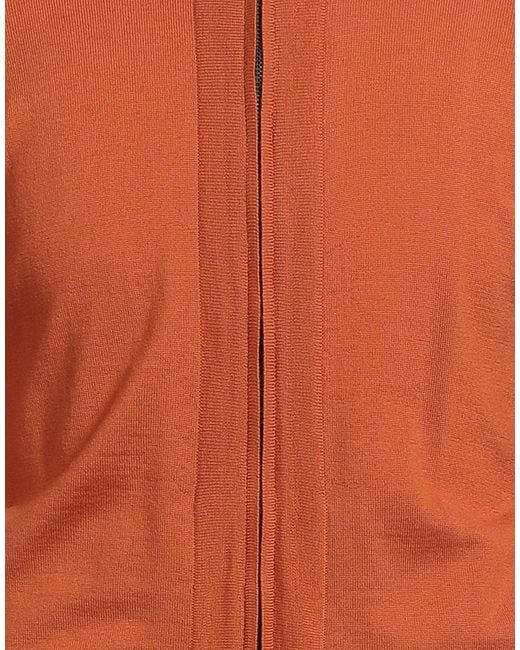 Alpha Studio Orange Cardigan for men