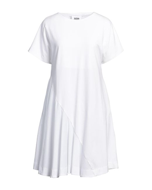 Alpha Studio White Mini Dress