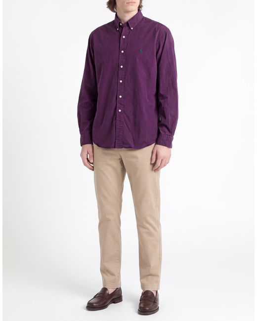 Polo Ralph Lauren Purple Shirt for men