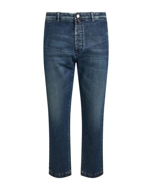 Jacob Cohen Blue Jeans Cotton, Elastane for men