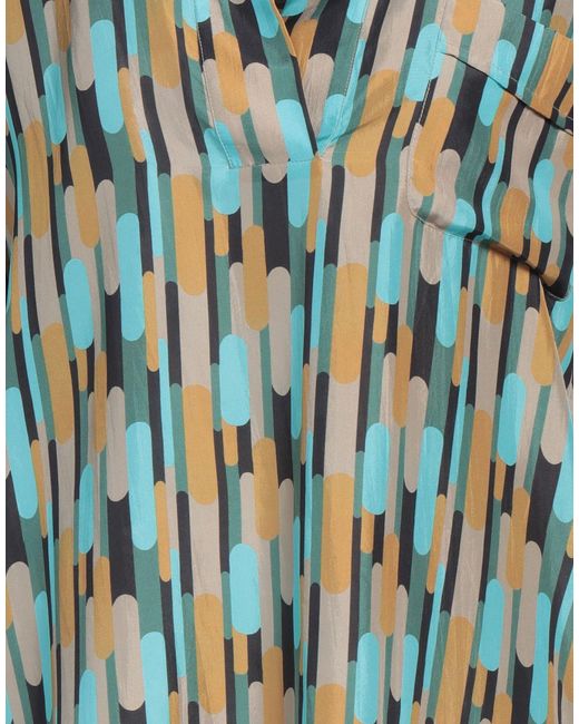 Attic And Barn Blue Top Silk