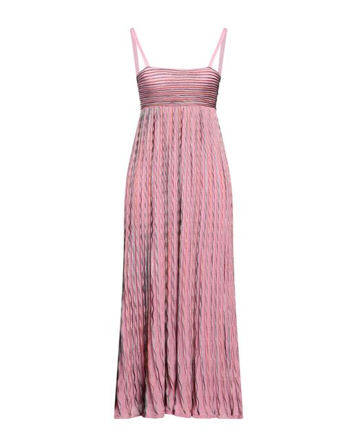 M Missoni Pink Midi Dress