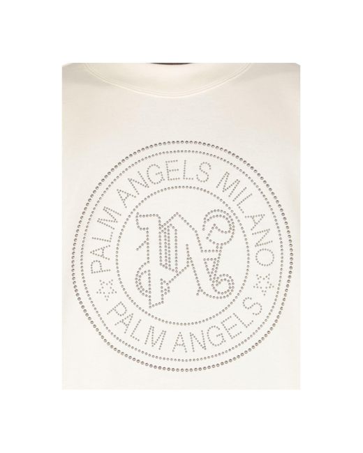 Palm Angels Sweatshirt in White für Herren