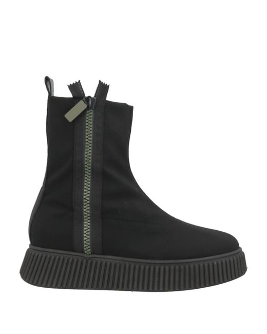 Lorenzo Mari Black Ankle Boots