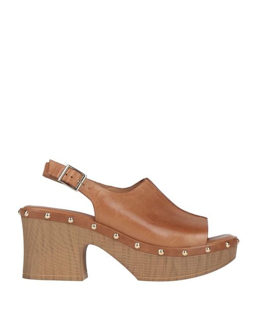 Tamaris Brown Mules & Clogs