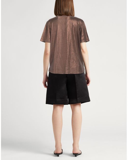 Majestic Filatures Brown T-shirts