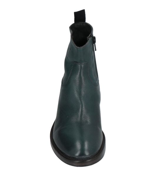 Moma Green Ankle Boots