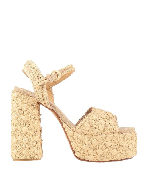 Castaner Metallic Sandals