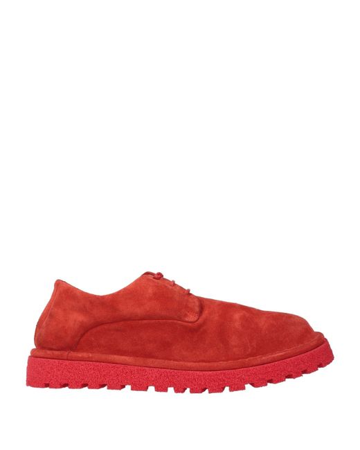 Marsèll Red Lace-Up Shoes Leather