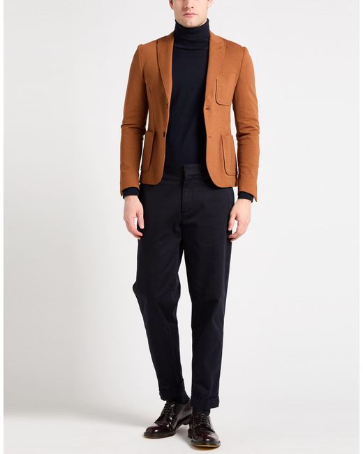 Daniele Alessandrini Brown Blazers for men