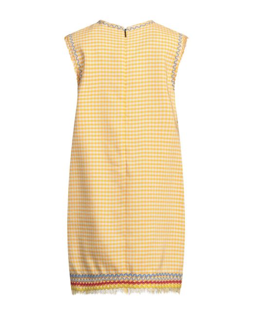 Robe courte MSGM en coloris Yellow
