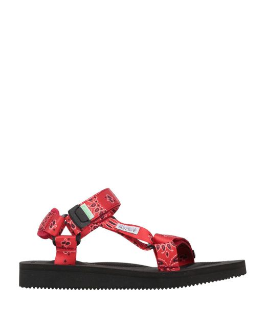 Suicoke Sandals in Red for Men | Lyst