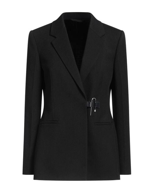 Givenchy Black Blazer Wool