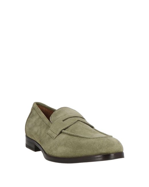 Testoni Green Loafers for men