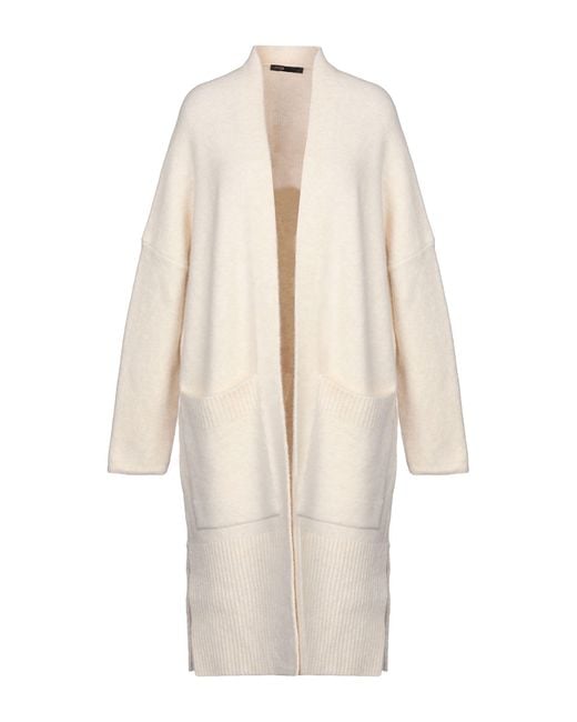Maje Synthetic Cardigan in Ivory (White) - Lyst