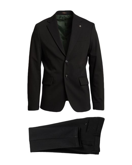 Officina 36 Black Suit for men