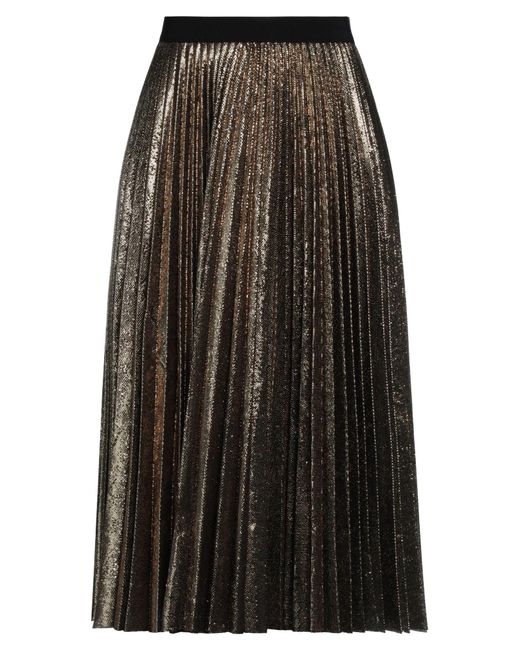 Aglini Black Midi Skirt
