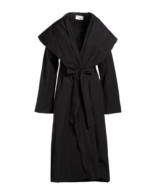 J'M DESIGN Black Overcoats & Trench Coats