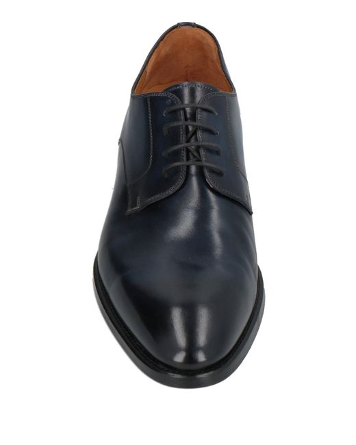 Magnanni Shoes Blue Lace-Up Shoes for men