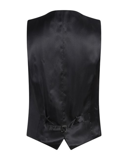 Dolce & Gabbana Black Waistcoat for men