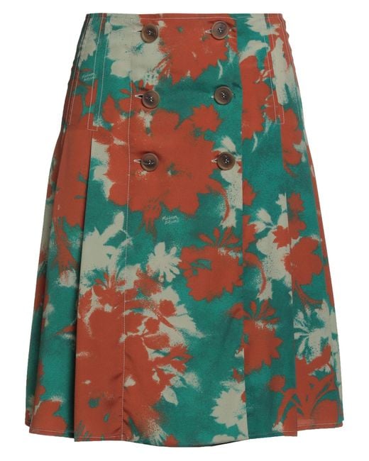 Maison Kitsuné Multicolor Midi Skirts