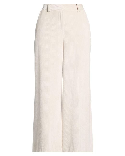 ALESSIA SANTI Natural Pants Polyester, Polyamide, Elastane