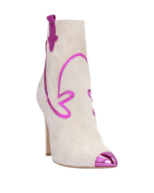 Islo Isabella Lorusso Pink Ankle Boots