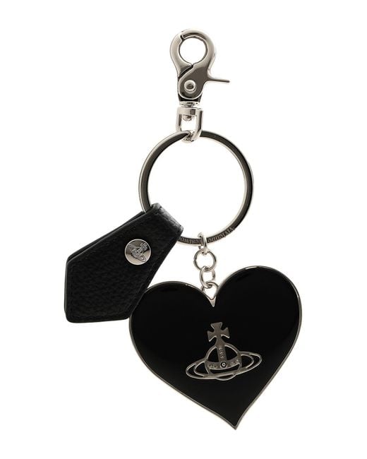 Vivienne Westwood Black Key Ring