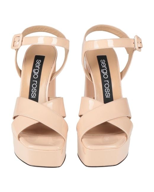Sergio Rossi Natural Sandals