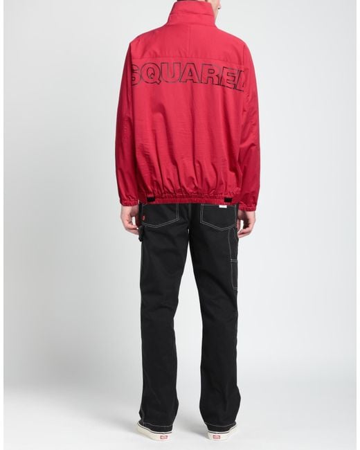 DSquared² Red Jacket for men