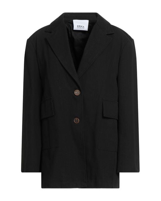Erika Cavallini Semi Couture Black Blazer