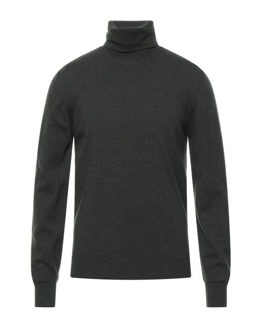 Alpha Studio Rollkragenpullover in Black für Herren