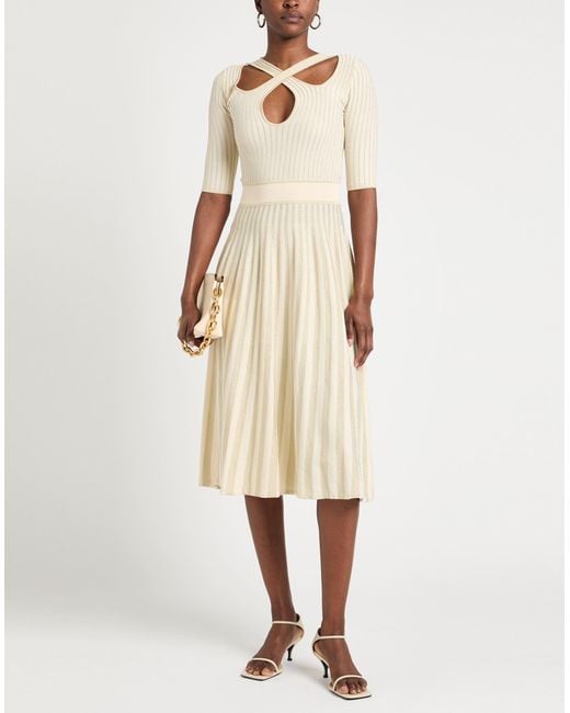 Pinko Natural Midi-Kleid