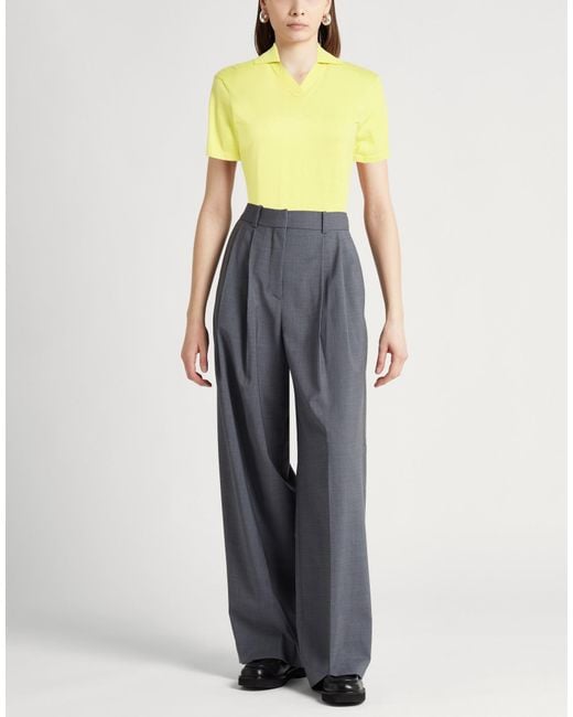 Agnona Yellow Sweater Silk, Cotton