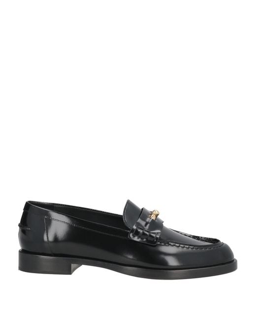 Emporio Armani Black Loafers Calfskin