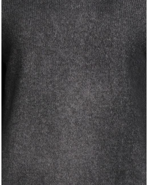 Aragona Gray Turtleneck Wool, Cashmere
