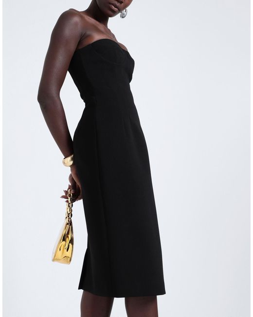 MAX&Co. Black Midi Dress