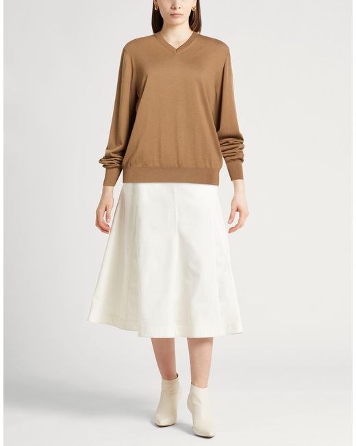 Khaite Brown Sweater Wool, Polyamide