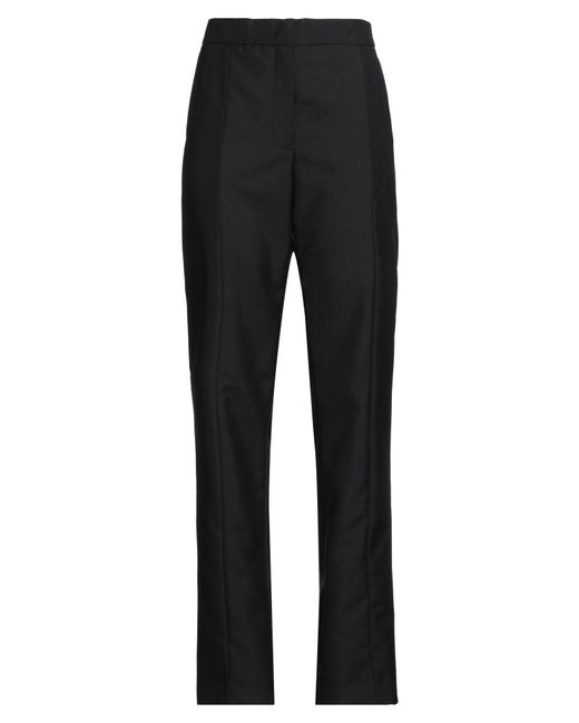 Jil Sander Black Pants Wool, Mohair Wool