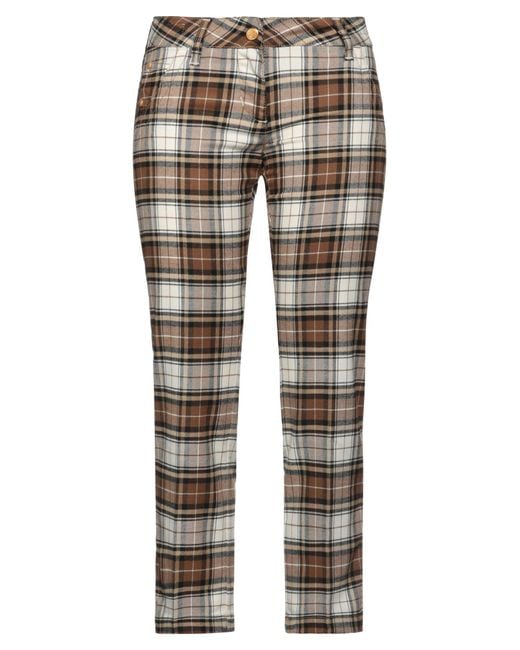 Jacob Cohen Gray Pants Viscose, Polyester, Elastane, Soft Leather