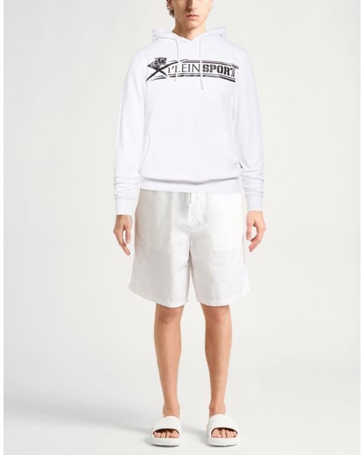 Philipp Plein White Sweatshirt for men