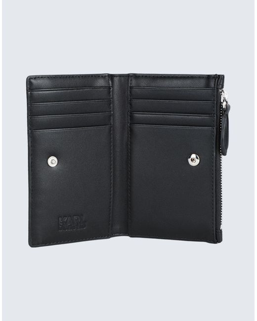 Karl Lagerfeld Black Brieftasche
