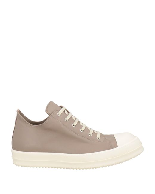 Rick Owens Brown Sneakers Leather for men