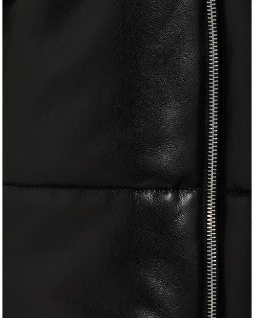 Nanushka Black Puffer Polyester, Polyurethane
