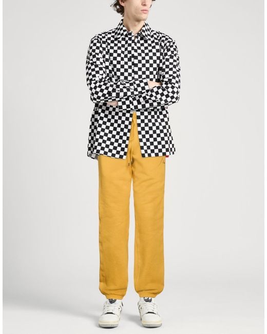 Rhude Yellow Mustard Pants Cotton for men