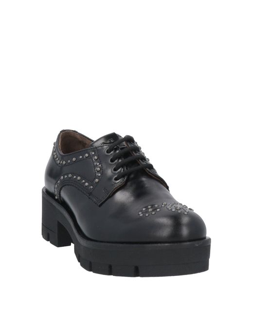 Nero Giardini Black Lace-up Shoes